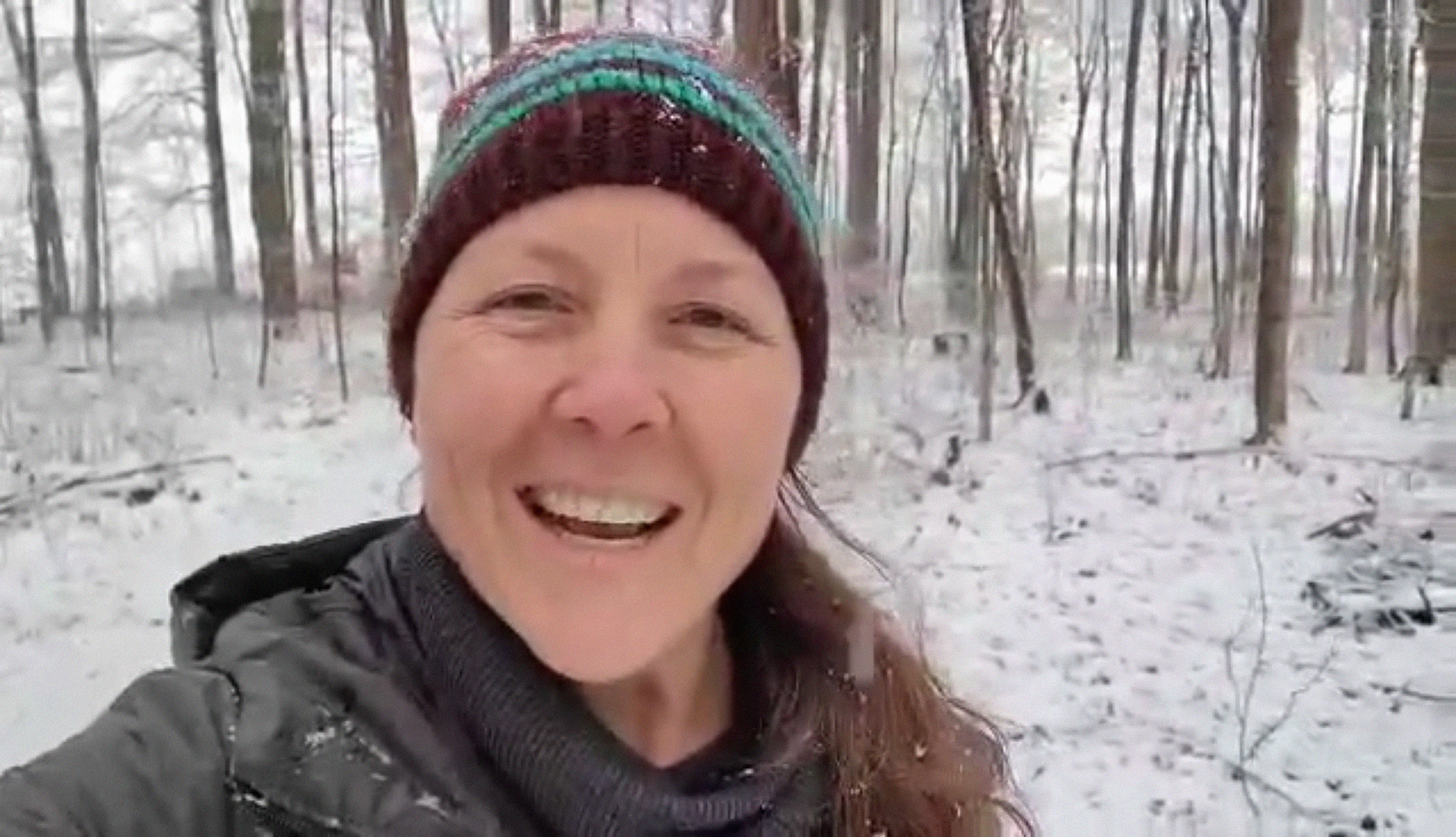 The changing of the seasons gives hope to farmer and Wilmot councillor Jenn Pfenning. “The world changes. Nothing stays the same.” (Photo: from video)